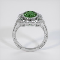 3.06 Ct. Green Sapphire Ring, Platinum 950 3