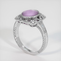 4.22 Ct. Sapphire Ring, 14K White Gold 2