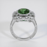 4.50 Ct. Green Sapphire Ring, 18K White Gold 3