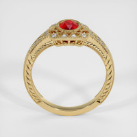 1.02 Ct. Ruby Ring, 14K Yellow Gold 3