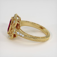 2.10 Ct. Gemstone Ring, 18K Yellow Gold 4