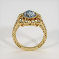 3.22 Ct. Bi Color Sapphire Ring, 18K Yellow Gold 3