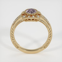 0.92 Ct. Purple Sapphire Ring, 18K Yellow Gold 3