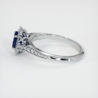 0.98 Ct. Blue Sapphire Ring, Platinum 950 4