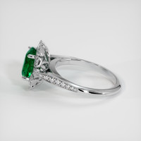 2.08 Ct. Emerald Ring, Platinum 950 4