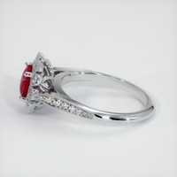 1.49 Ct. Ruby Ring, 10K White Gold 4
