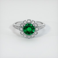 Emerald Ring 1.04 Ct., 18K White Gold Preview