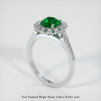 Emerald Ring 1.04 Ct., 18K White Gold Preview