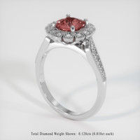 1.22 Ct. Sapphire Ring, 18K White Gold 2