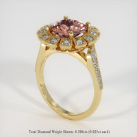 3.34 Ct. Gemstone Ring, 14K Yellow Gold 2