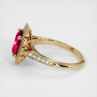 3.01 Ct. Ruby Ring, 14K Yellow Gold 4