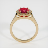 2.00 Ct. Ruby Ring, 14K Yellow Gold 3