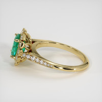 1.62 Ct. Emerald Ring, 18K Yellow Gold 4