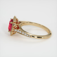 1.59 Ct. Ruby Ring, 18K Yellow Gold 4
