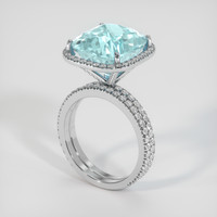 14.58 Ct. Gemstone Ring, Platinum 950 2