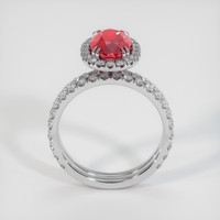 2.60 Ct. Ruby Ring, Platinum 950 3