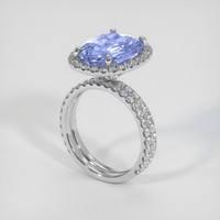 6.05 Ct. Sapphire Ring, Platinum 950 2