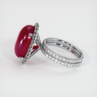 17.55 Ct. Ruby Ring, Platinum 950 4
