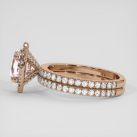 2.04 Ct. Pink Sapphire Ring, 14K Rose Gold 4