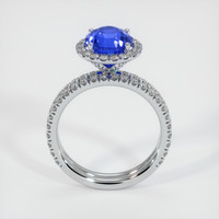 2.91 Ct. Sapphire Ring, 14K White Gold 3