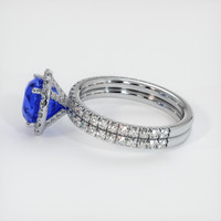 2.91 Ct. Sapphire Ring, 14K White Gold 4