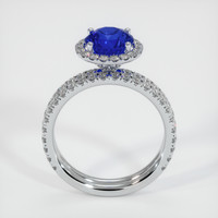 2.09 Ct. Sapphire Ring, 14K White Gold 3
