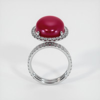 17.55 Ct. Ruby Ring, 14K White Gold 3