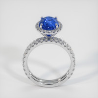 3.12 Ct. Sapphire Ring, 18K White Gold 3
