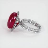 17.55 Ct. Ruby Ring, 18K White Gold 4