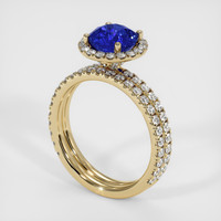 2.09 Ct. Sapphire Ring, 14K Yellow Gold 2