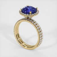 4.51 Ct. Sapphire Ring, 14K Yellow Gold 2