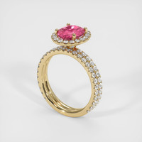 2.02 Ct. Sapphire Ring, 14K Yellow Gold 2