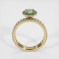0.90 Ct. Sapphire Ring, 14K Yellow Gold 3