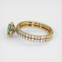 0.90 Ct. Sapphire Ring, 14K Yellow Gold 4