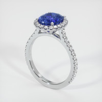 2.75 Ct. Sapphire Ring, Platinum 950 2