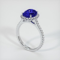 4.05 Ct. Sapphire Ring, Platinum 950 2