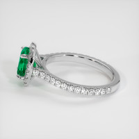 1.19 Ct. Emerald Ring, Platinum 950 4