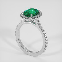 1.86 Ct. Emerald Ring, Platinum 950 2
