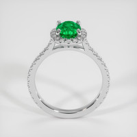 0.96 Ct. Emerald Ring, Platinum 950 3