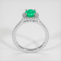 1.34 Ct. Emerald Ring, Platinum 950 3