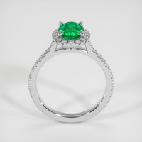0.96 Ct. Emerald Ring, Platinum 950 3