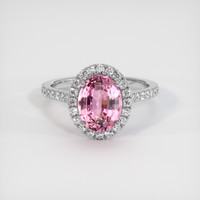 2.59 Ct. Gemstone Ring, Platinum 950 1