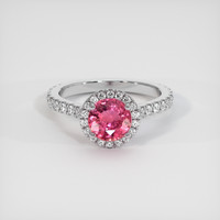 1.07 Ct. Sapphire Ring, Platinum 950 1