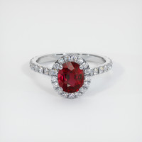 Ruby Ring 1.21 Ct., Platinum 950 Preview