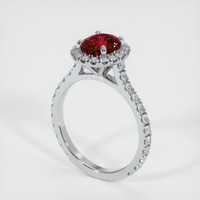 Ruby Ring 1.21 Ct., Platinum 950 Preview