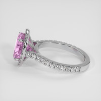 4.25 Ct. Pink Sapphire Ring, Platinum 950 4