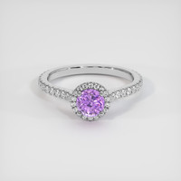 1.02 Ct. Sapphire Ring, Platinum 950 1