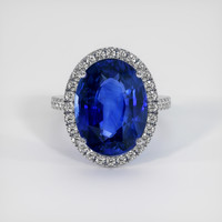 10.16 Ct. Sapphire Ring, Platinum 950 1