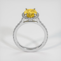 4.04 Ct. Yellow Sapphire Ring, Platinum 950 3