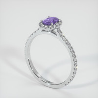 0.61 Ct. Sapphire Ring, Platinum 950 2